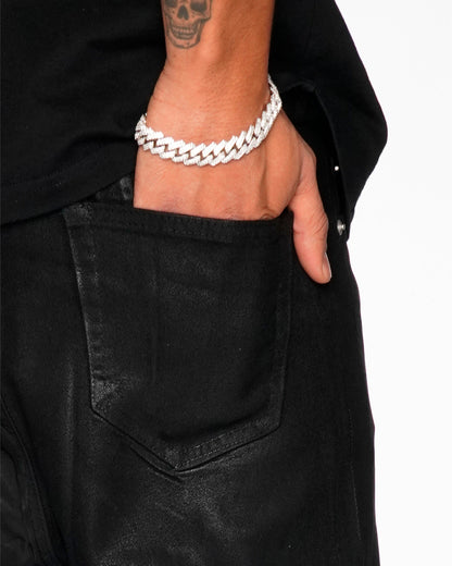 BLACK SUPERFLARE DENIM