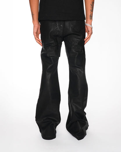 BLACK SUPERFLARE DENIM