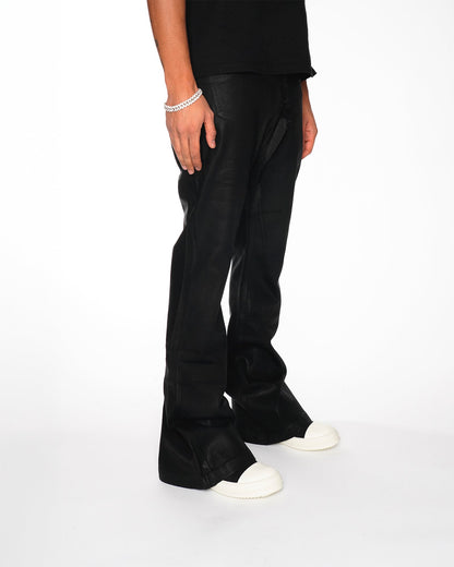 BLACK SUPERFLARE DENIM