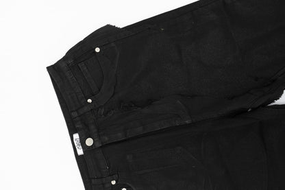 BLACK SUPERFLARE DENIM