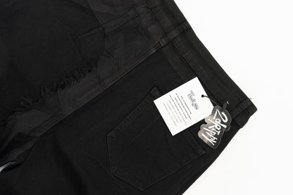 BLACK SUPERFLARE DENIM
