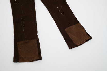 RAGE BROWN FLARE DENIM