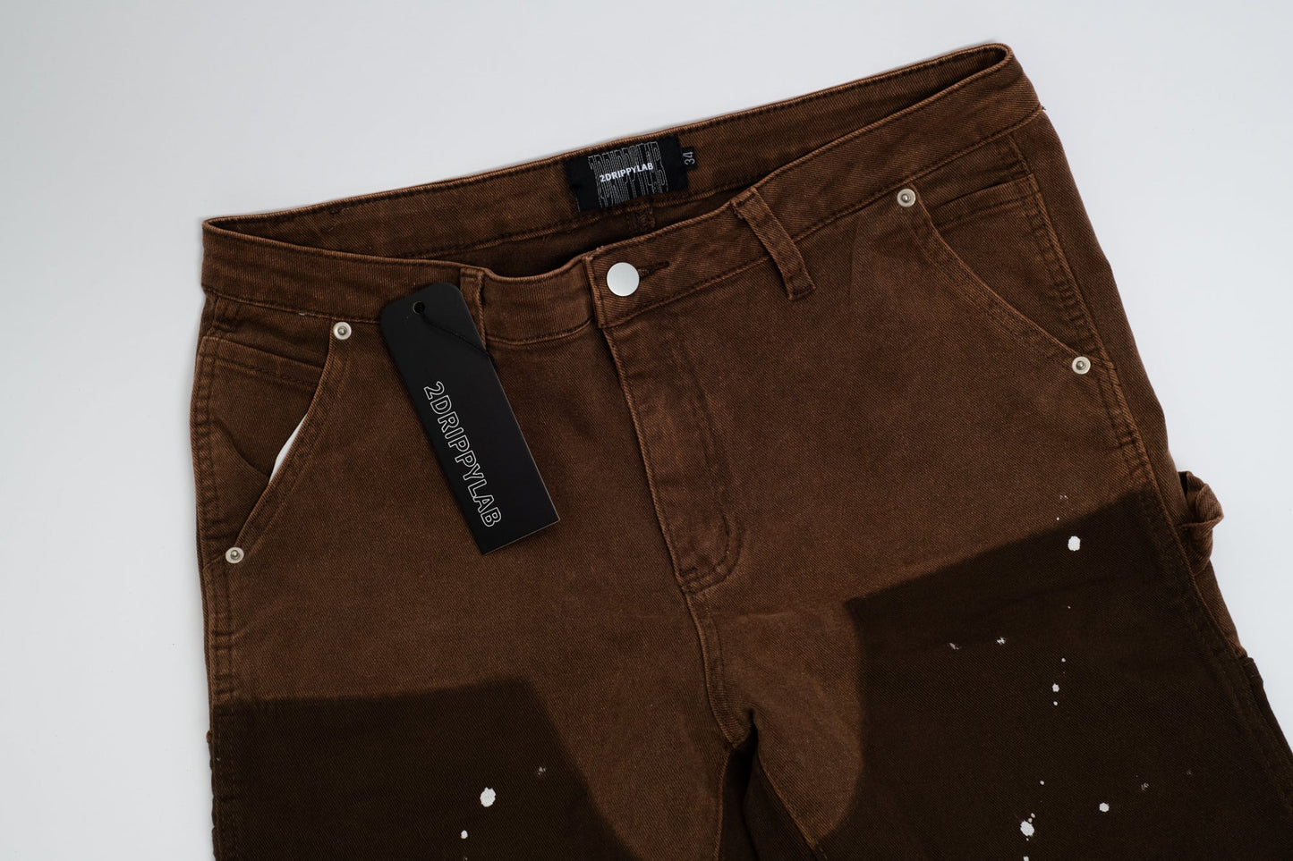 RAGE BROWN FLARE DENIM