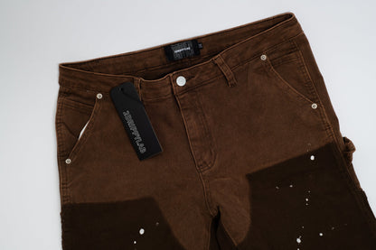 RAGE BROWN FLARE DENIM